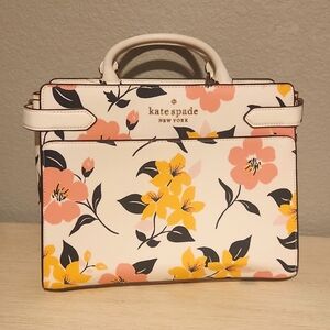 Kate Spade- Staci Lily Blooms Printed Handbag